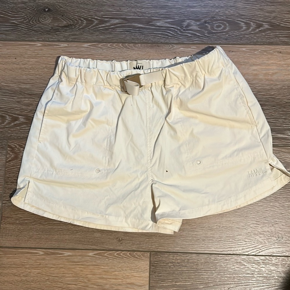 Madewell MWL Hiking Shorts Cream Size Medium